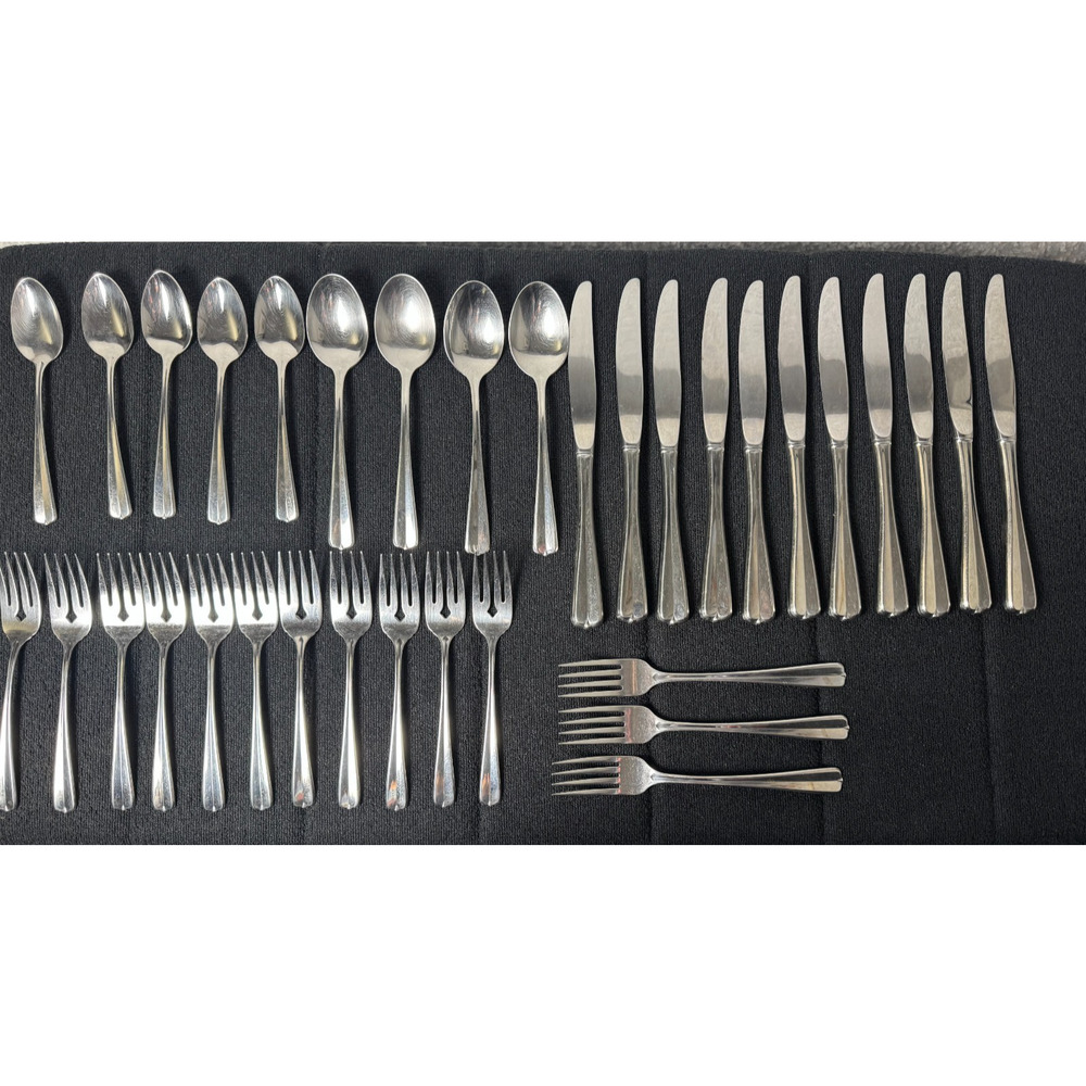 Oneida USA GALA IMPULSE Glossy Stainless - 34 Piece MIXED LOT